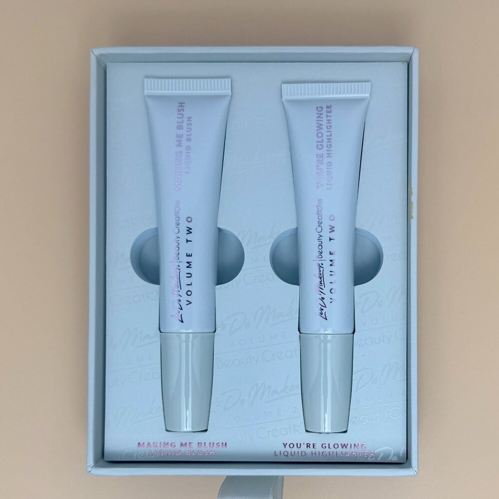 Lesdomakeup  liquid blush & highlight Set